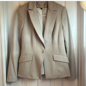 WHBM Tailored Herringbone Blazer Size 0 White House Black Market